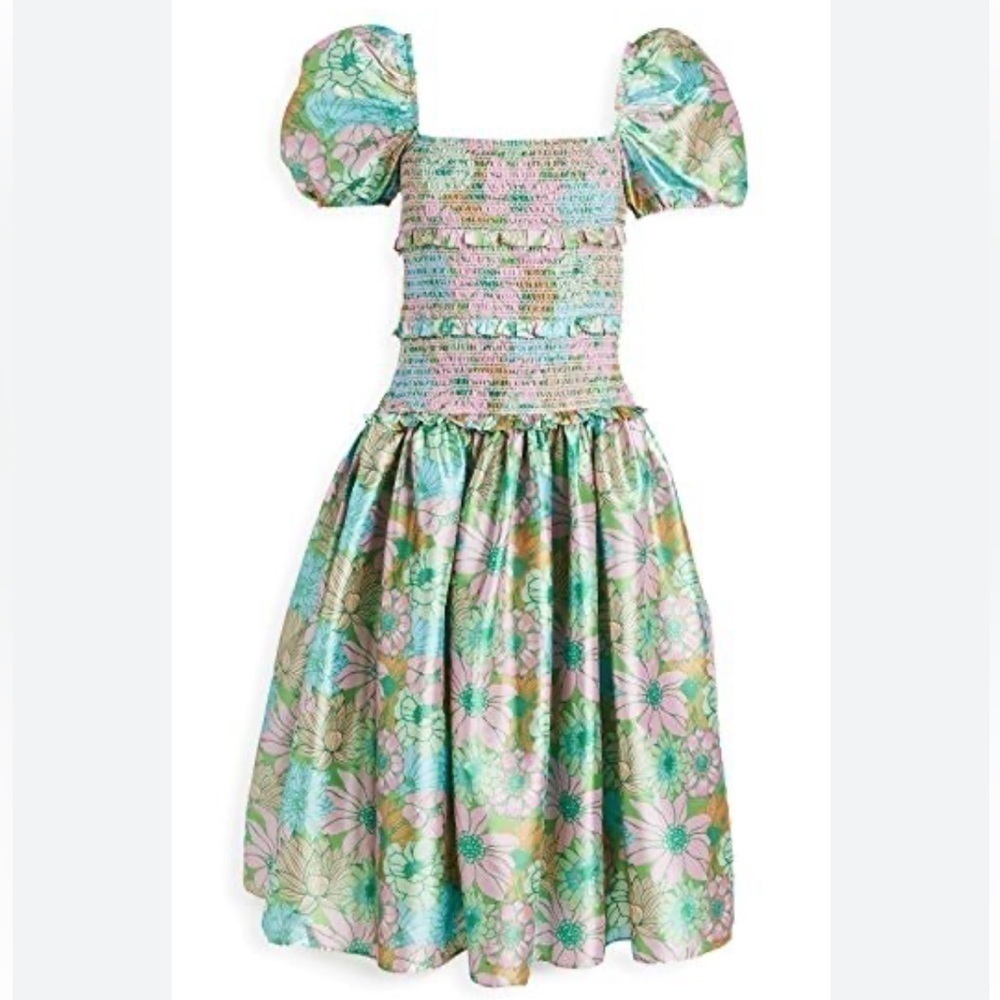 Hemant & Nandita Nadia Puff Sleeve Dress - Picture 4 of 10